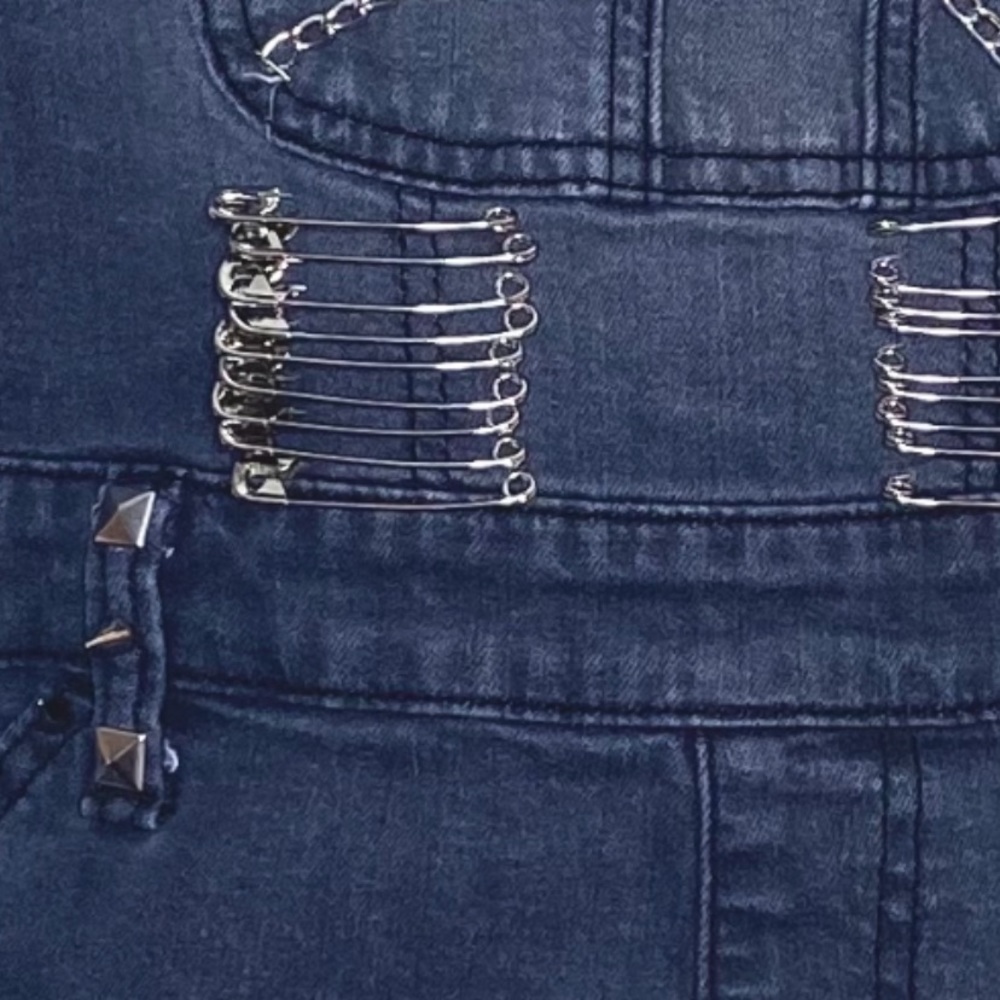 Vintage Ripped Rockstar Overalls
